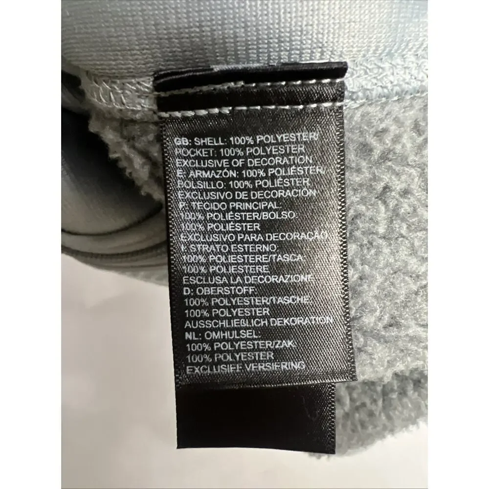 North Face Vest Men M Gordon Lyons Fleece Sweater Full Zip Hike Better NF0A3YR9